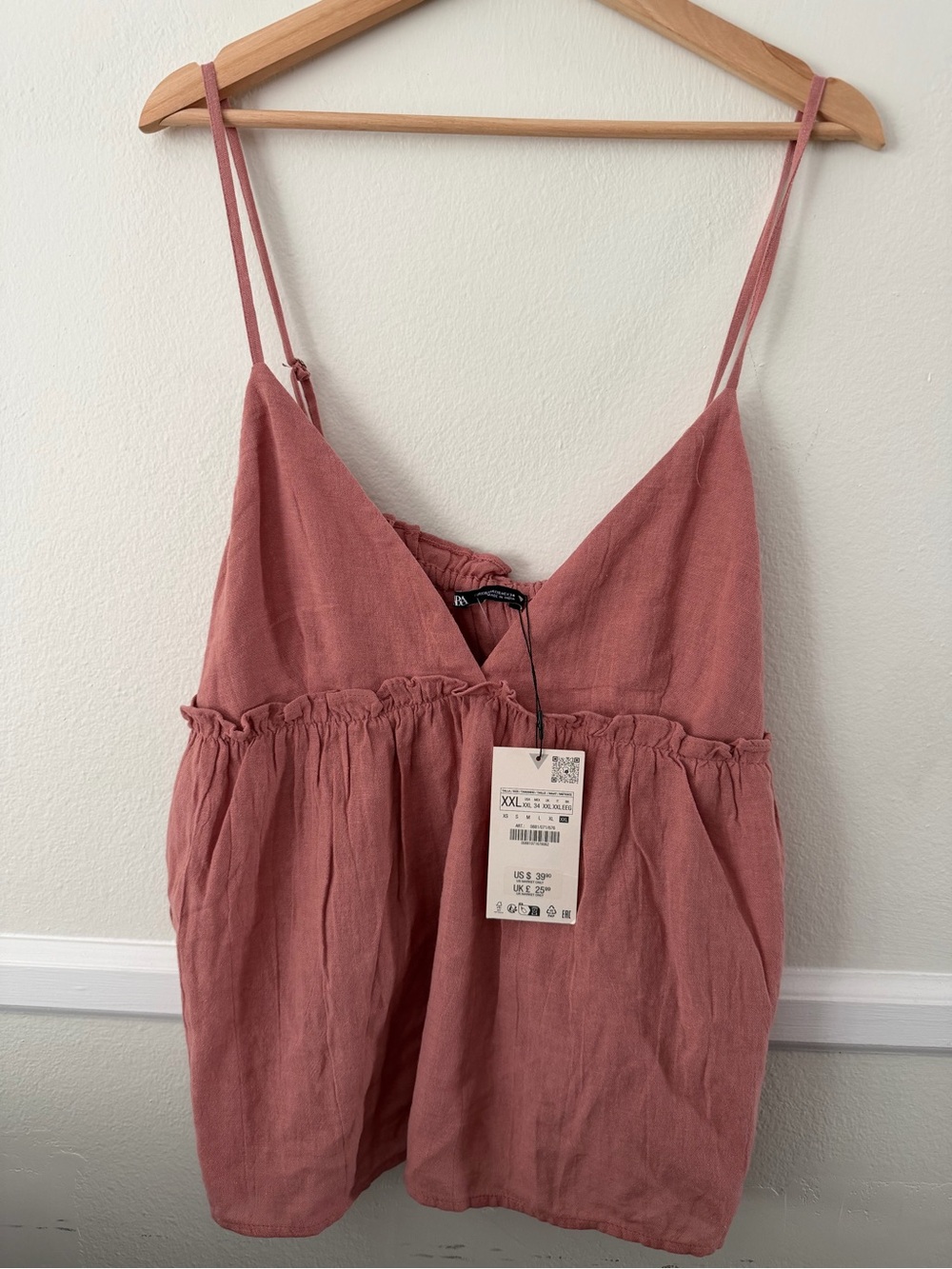 ZARA Ruffled Strappy Top - Picture 2 of 5